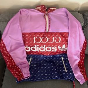 Brand New Gucci and Adidas colab jacket